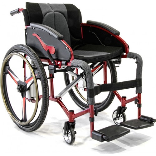 Αναπηρικό Αμαξίδιο Κόκκινο V-ACTIVE 09-2-186 41 cm