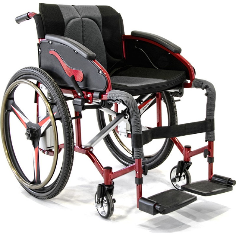 Αναπηρικό Αμαξίδιο Κόκκινο V-ACTIVE 09-2-186 41 cm