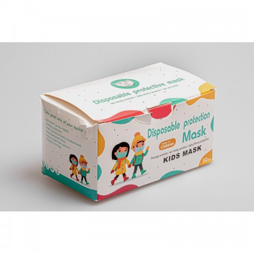 Μάσκες παιδικές ιατρικές μίας χρήσης τύπου II-50 τμχ