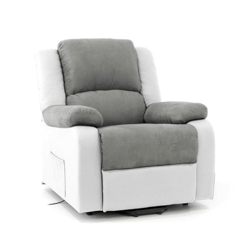 Ηλεκτρική πολυθρόνα ανύψωσης "Olivia", Λευκό-Γκρί 09-2-125
