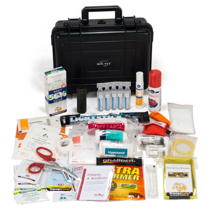 Στεγανό & Αβύθιστο Kit Α' Βοηθειών Επιβίωσης 