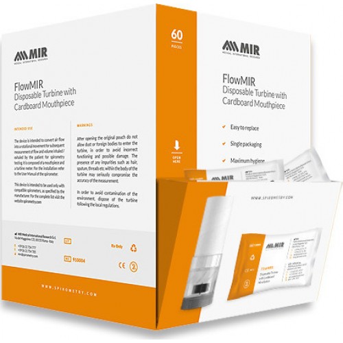 Τουρμπίνες Flowmir για σπιρόμετρα MIR 60ΤΕΜ
