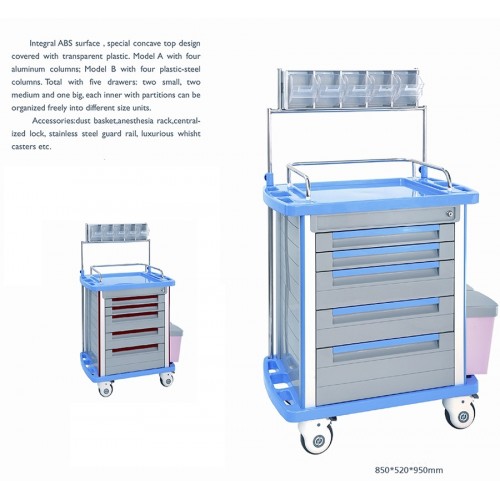 Τραπέζι τροχήλατο Νοσηλείας AT 850