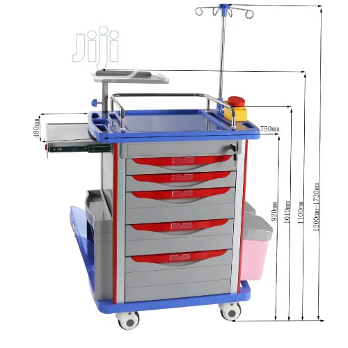 Τραπέζι τροχήλατο επειγόντων ABS 25
