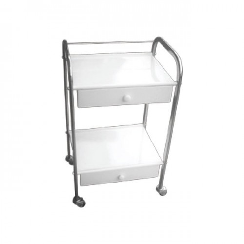 Τραπέζι τροχήλατο με 2 ράφια και 2 συρτάρια 1093