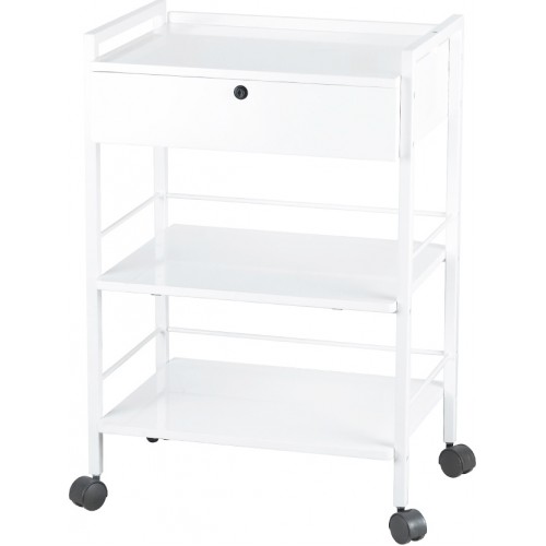 Τραπέζι τροχήλατο με 3 ράφια και συρτάρι Weelko Easy