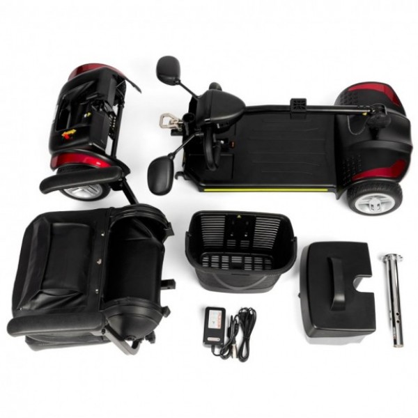 Ηλεκτροκίνητο Αναπηρικό Αμαξίδιο Scooter Wheel Virgo D Μπλέ 