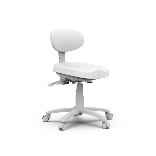 Σκαμπώ τροχήλατο με πλάτη DENTAL TYPE DENT 8C01