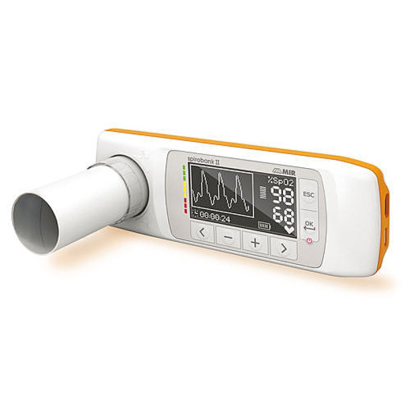 Σπιρόμετρο MIR Spirobank II Advanced Plus με αισθητήρα οξυμετρίας