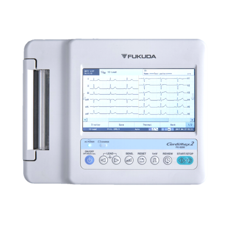 Καρδιογράφος Εξακάναλος Fukuda CardiMax FX-8200 με διάγνωση