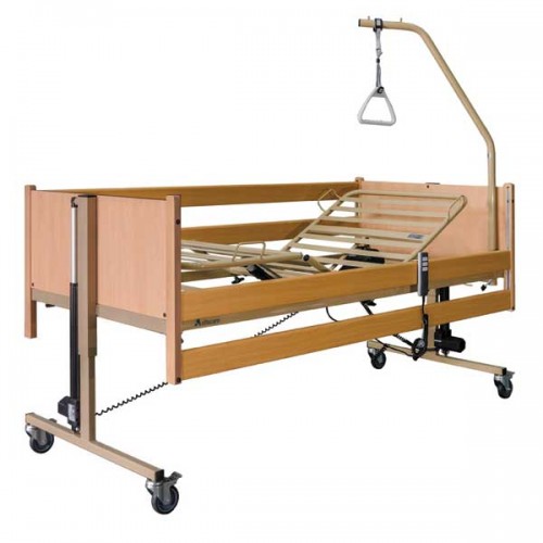 Νοσοκομειακό Κρεβάτι Ηλεκτρικό Ξύλινο AC-504W New Edition  