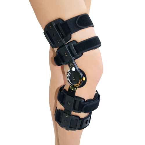 Νάρθηκας λειτουργικός μηροκνημικός γόνατος 4 ΣΗΜΕΙΩΝ 'OK ROM' αριστερό